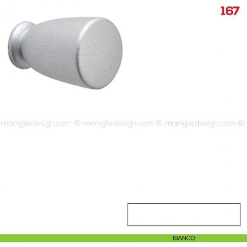 Pomolo per mobile 167 Mital bianco