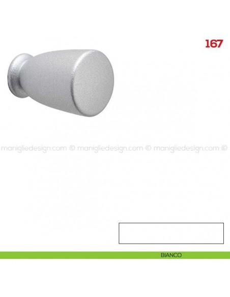 Pomolo per mobile 167 Mital bianco