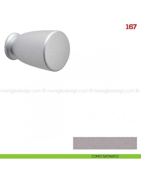 Pomolo per mobile 167 Mital cromo satinato