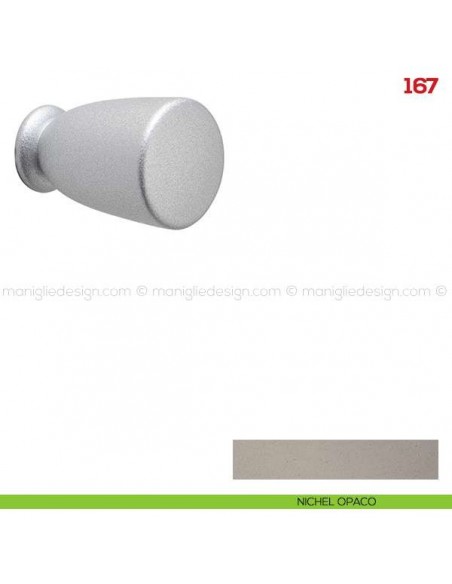 Pomolo per mobile 167 Mital nichel opaco