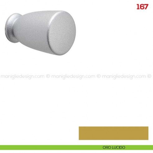 Pomolo per mobile 167 Mital oro lucido
