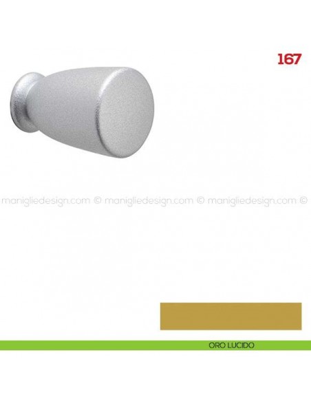 Pomolo per mobile 167 Mital oro lucido
