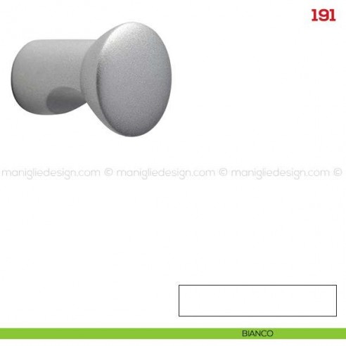 Pomolo per mobile 191 Mital bianco