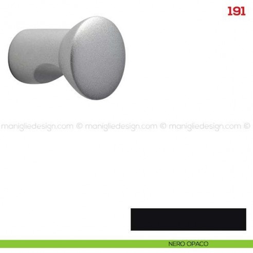 Pomolo per mobile 191 Mital nero opaco