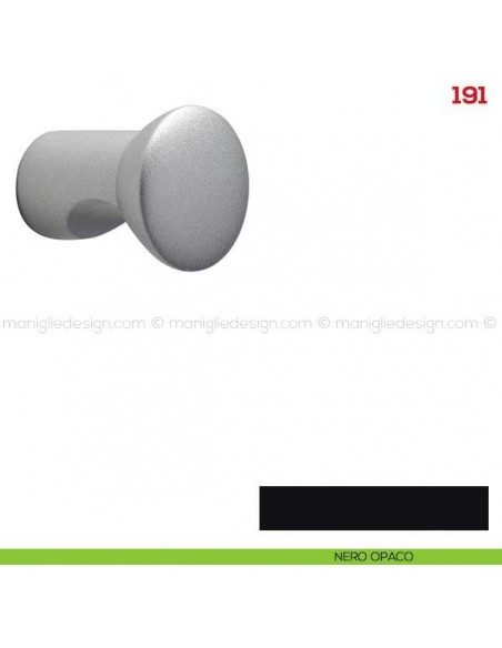 Pomolo per mobile 191 Mital nero opaco