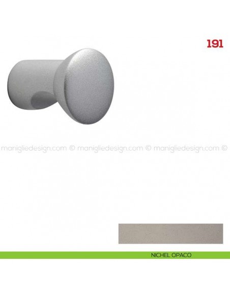 Pomolo per mobile 191 Mital nichel opaco