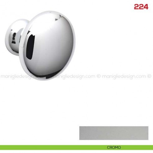 Pomolo per mobile 224 Mital cromo