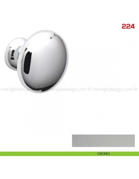 Pomolo per mobile 224 Mital cromo