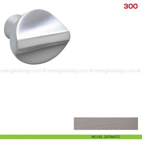 Pomello per mobile 300 Mital nichel satinato
