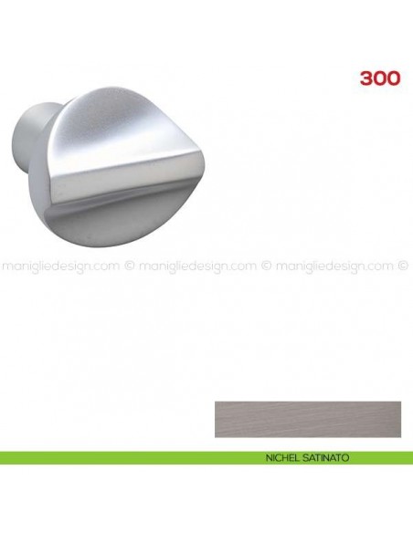 Pomello per mobile 300 Mital nichel satinato