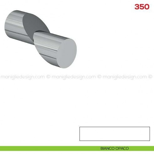 Pomolo per mobile 350 Mital bianco opaco