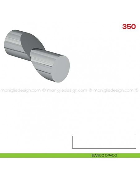 Pomolo per mobile 350 Mital bianco opaco