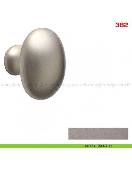Pomolo per mobile 382 Mital nichel satinato