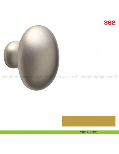 Pomolo per mobile 382 Mital oro lucido