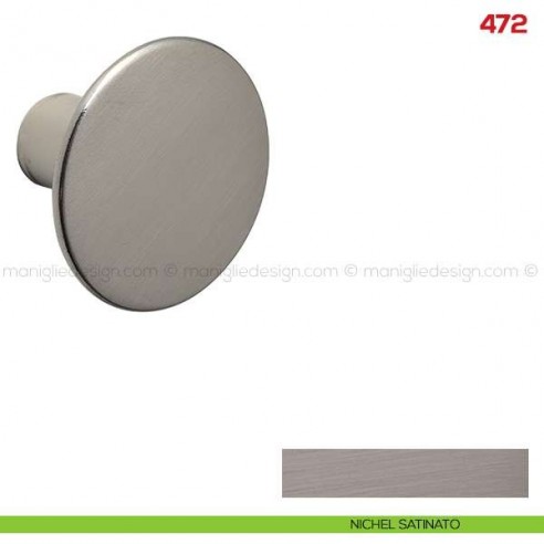Pomolo per mobile 472 Mital nichel satinato