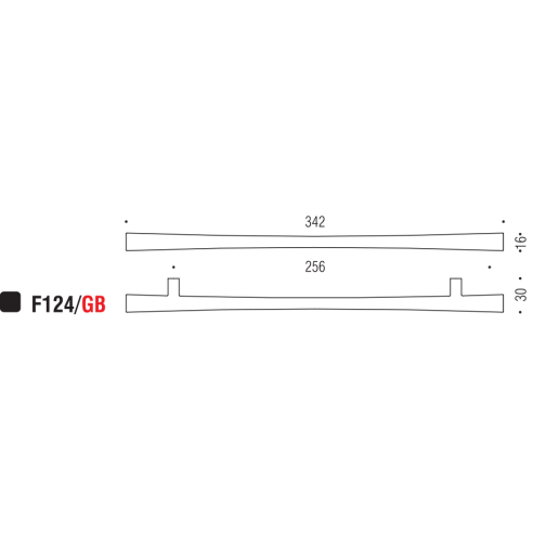 Maniglia per mobile F124 Formae GB