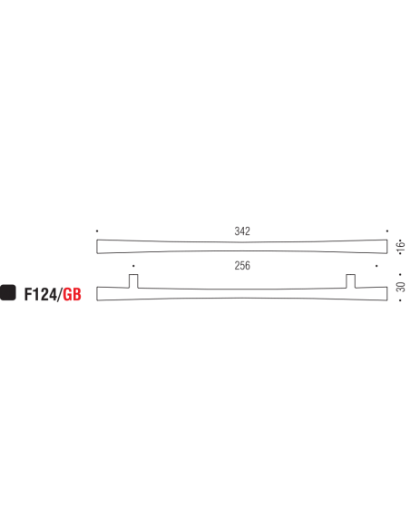 Maniglia per mobile F124 Formae GB