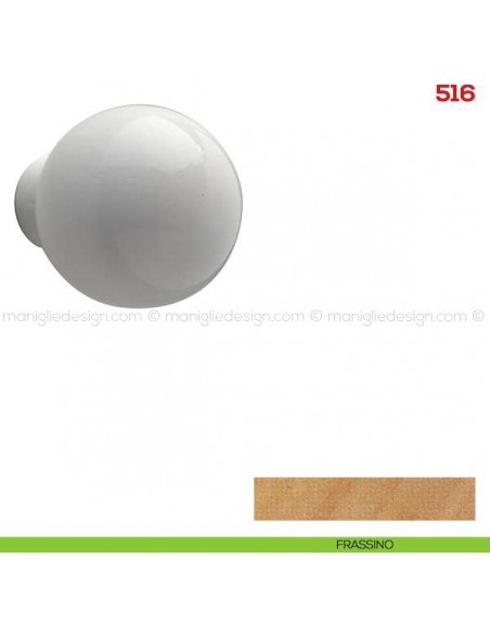 Pomolo in legno per mobile Mital 516 frassino