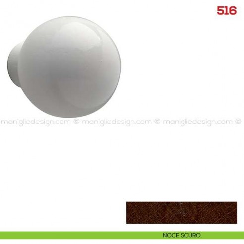Pomolo in legno per mobile Mital 516 noce scuro