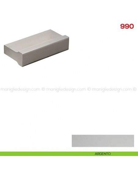 Pomello per mobile 990 Mital argento