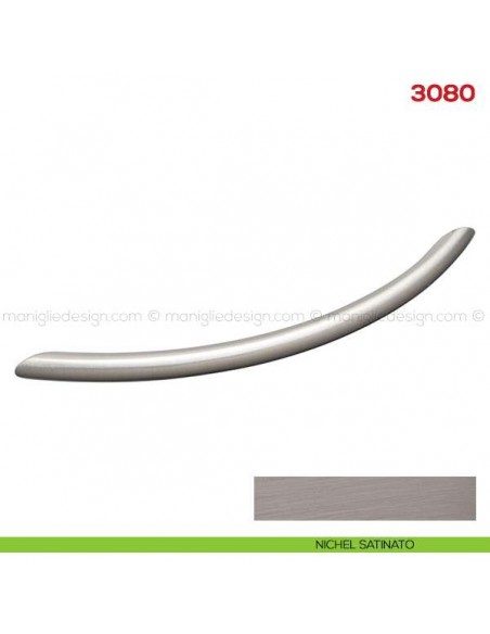 Maniglia per mobile 3080 Mital nichel satinato
