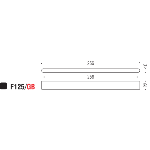 Maniglia per mobile F125 Formae GB