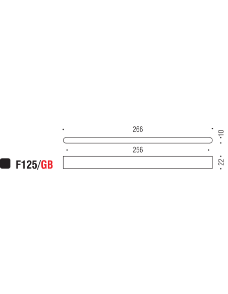 Maniglia per mobile F125 Formae GB