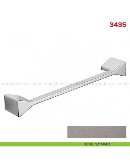 Maniglia per mobile Mital 3435 nichel satinato