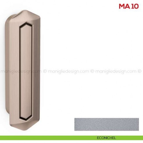 Maniglia incasso per mobile Mital MA10 econichel