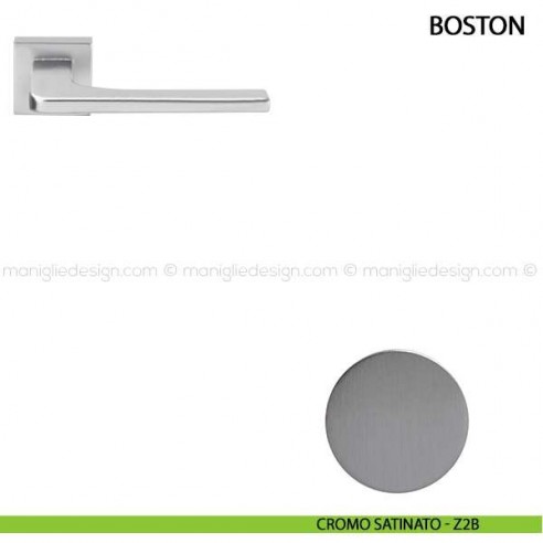Maniglia per porta Boston Comit cromo satinato