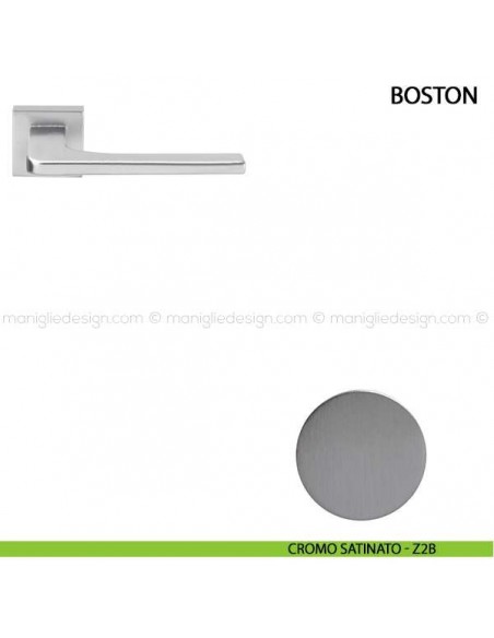 Maniglia per porta Boston Comit cromo satinato