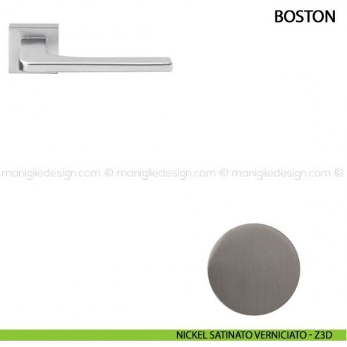 Maniglia per porta Boston Comit nickel satinato verniciato