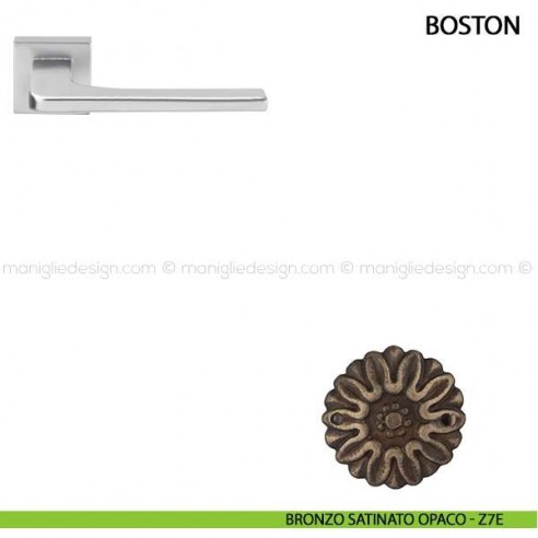 Maniglia per porta Boston Comit bronzo satinato opaco