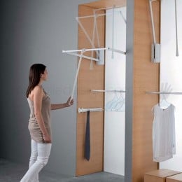 Servetto 3000 grigio alluminio per armadio 2