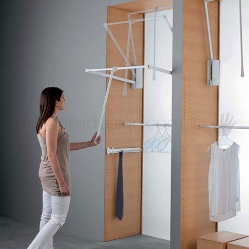 Servetto 3000 grigio alluminio per armadio