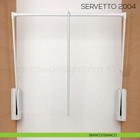 Servetto 2004 per armadio bianco/bianco