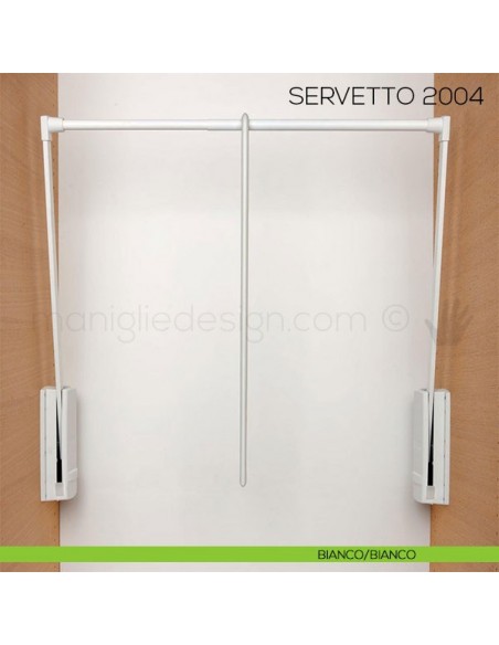 Servetto 2004 per armadio bianco/bianco