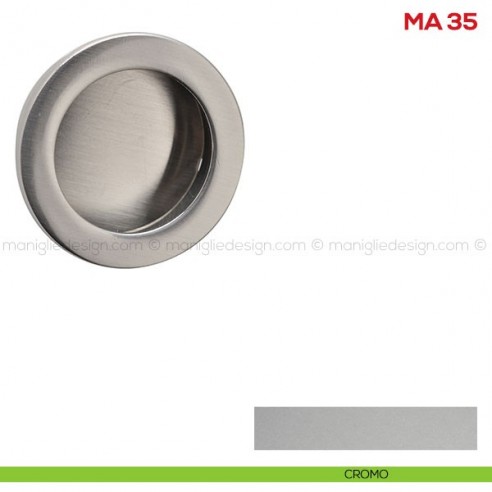 Maniglia incasso per mobile Mital MA35 cromo