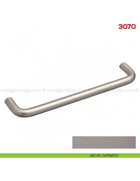 Maniglia per mobile 3070 Mital nichel satinato