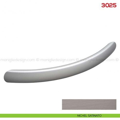 Maniglia per mobile 3025 Mital nichel satinato