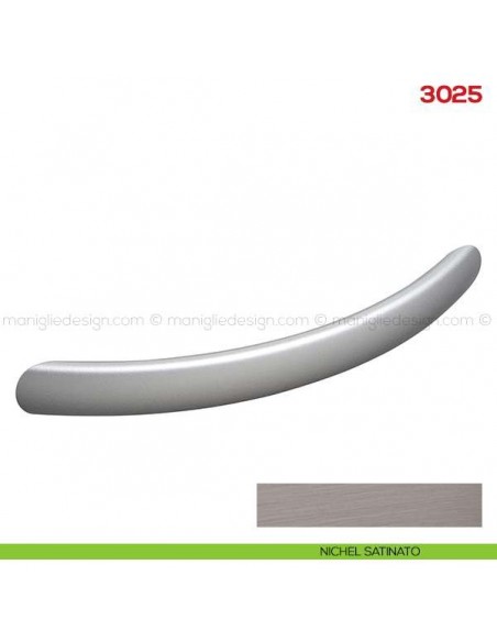 Maniglia per mobile 3025 Mital nichel satinato
