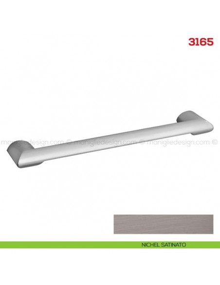 Maniglia per mobile 3165 Mital nichel satinato