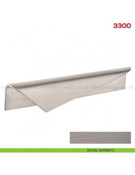 Maniglia per mobile 3300 Mital nichel satinato