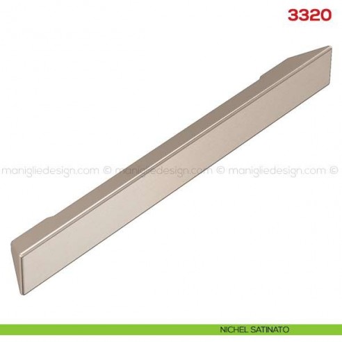 Maniglia per mobile 3320 Mital nichel satinato