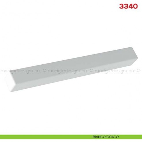 Maniglia per mobile 3340 Mital bianco opaco