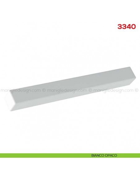 Maniglia per mobile 3340 Mital bianco opaco
