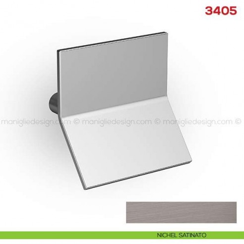 Maniglia per mobile 3405 Mital nichel satinato