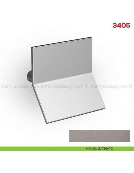 Maniglia per mobile 3405 Mital nichel satinato