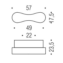 Pomello per mobile F112 Formae 2