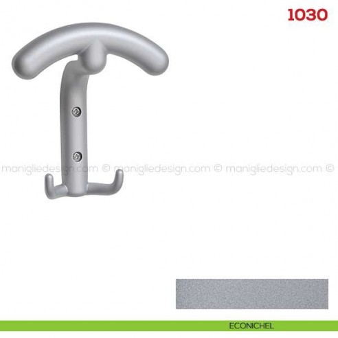 Appendiabiti a parete in metallo Mital 1030 econichel